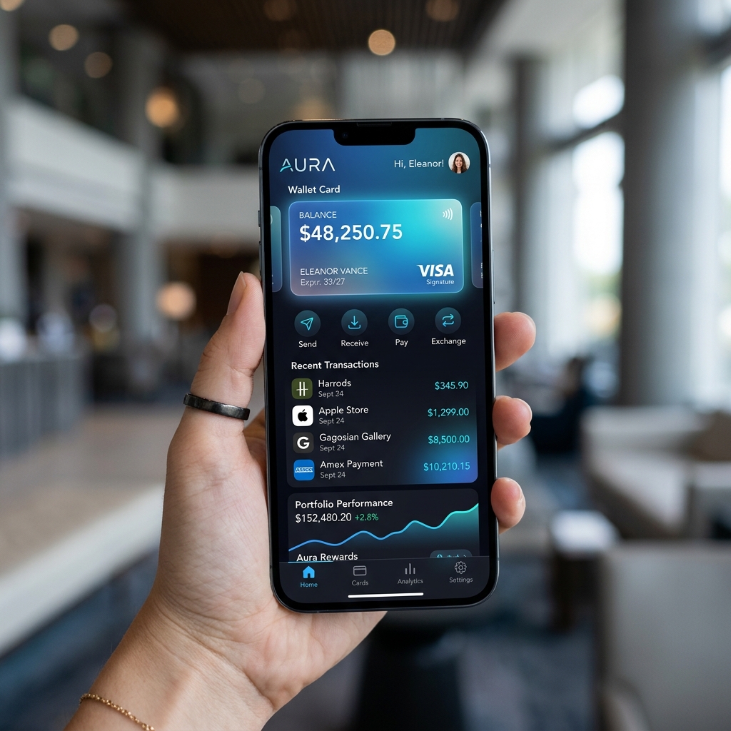 Sleek Mobile UI Design